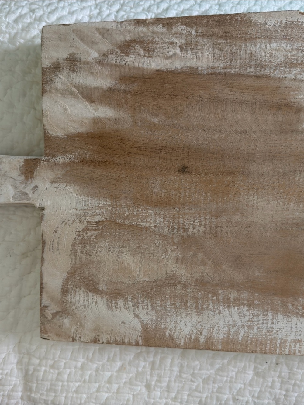Rustic Wood Decorative Board Brown and Whitewash